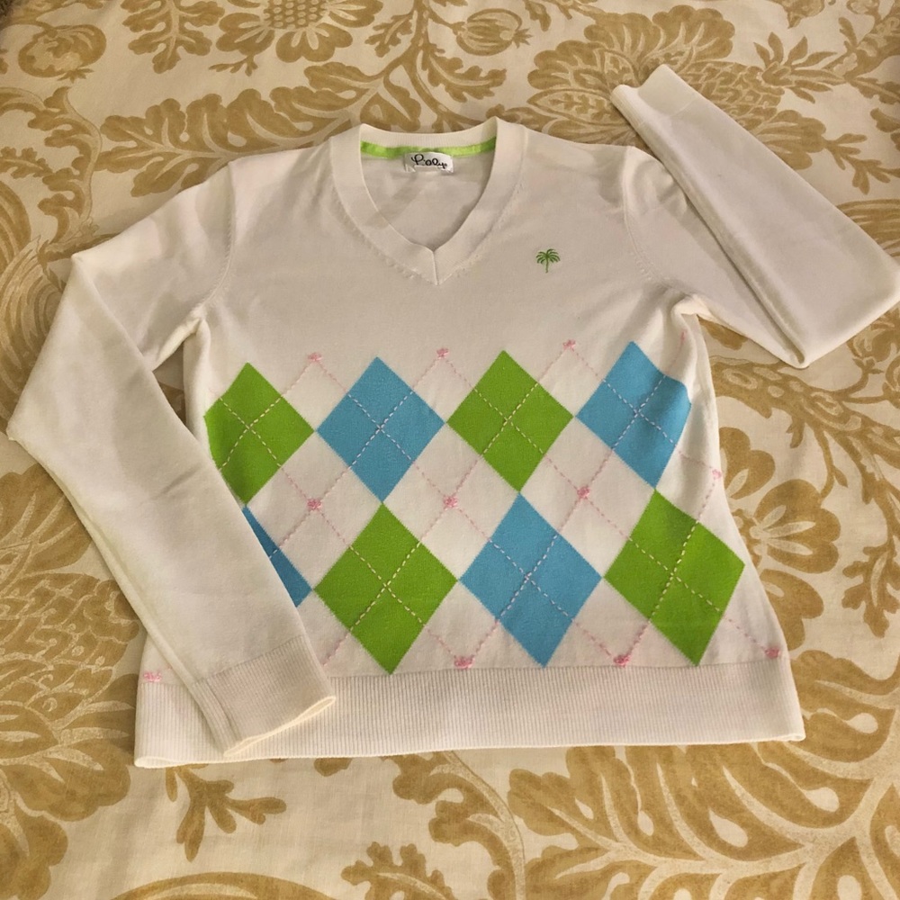 Lilly Pulitzer Long Sleeve V-Neck Sweater